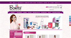 Desktop Screenshot of bonitaindia.com